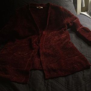 Lauren Conrad burgundy sweater softer than a cloud